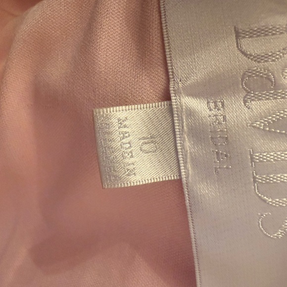 David's Bridal Pink High Low Kids Dress - Picture 9 of 9